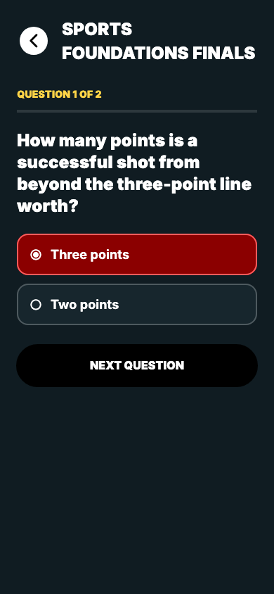 Goatworthy quiz app screen